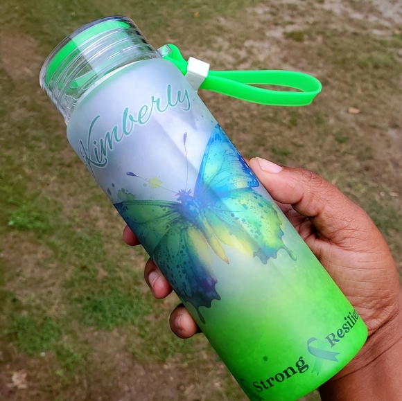 Glass Water Bottle You chose the Image - Picture 6 of 6